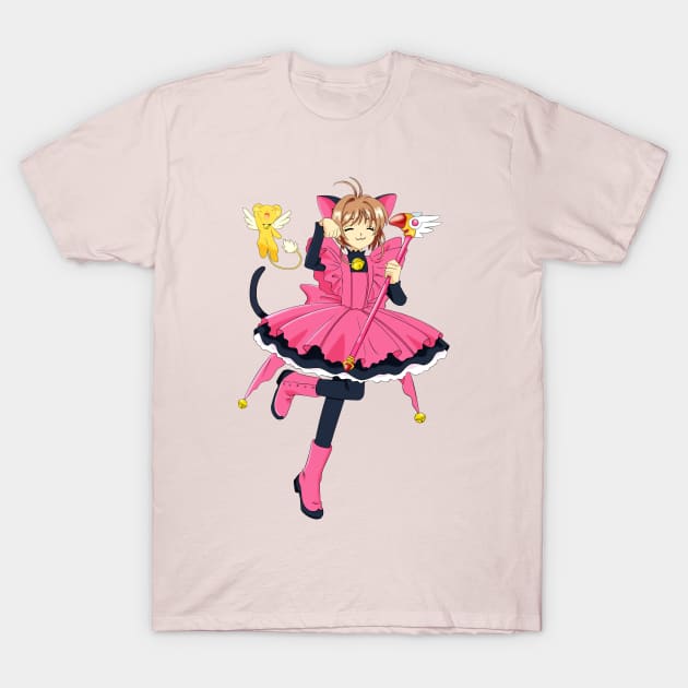 CardCaptor Sakura - Cat suit T-Shirt by Nykos